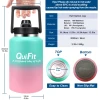 Bình nước giữ nhiệt QUIFIT 2L & 3.8L thép không gỉ, kèm ống hút - Giá chỉ 658,900 3
