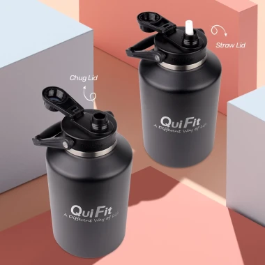 Bình nước giữ nhiệt QUIFIT 2L & 3.8L thép không gỉ, kèm ống hút - Giá chỉ 658,900 6 Bình nước giữ nhiệt QUIFIT 2L & 3.8L thép không gỉ, kèm ống hút - Giá chỉ 658,900 6