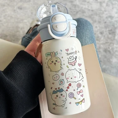 Bình Nước Giữ Nhiệt Thép 316 Chiikawa Usagi Dễ Thương Cho Học Sinh Nữ Giá Rẻ 3 Bình Nước Giữ Nhiệt Thép 316 Chiikawa Usagi Dễ Thương Cho Học Sinh Nữ Giá Rẻ 3