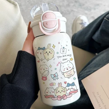 Bình Nước Giữ Nhiệt Thép 316 Chiikawa Usagi Dễ Thương Cho Học Sinh Nữ Giá Rẻ 11 Bình Nước Giữ Nhiệt Thép 316 Chiikawa Usagi Dễ Thương Cho Học Sinh Nữ Giá Rẻ 11