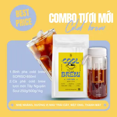 Bình Pha Cold Brew SORISO 600ml - Ủ Cafe Tiện Lợi Giá Rẻ 104999đ 4