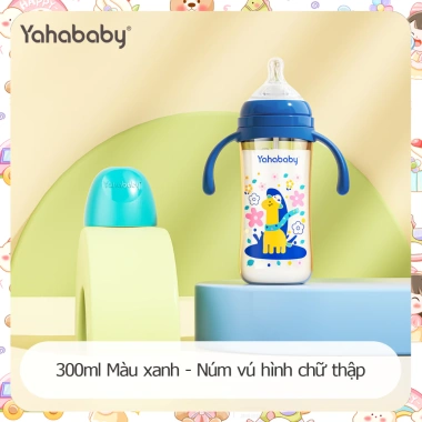 Bình Sữa Chống Sặc 300ml Yahababy Chống Rơi Chịu Nhiệt Nhựa PP An Toàn Họa Tiết Hoạt Hình Dễ Thương Cho Bé 5 Bình Sữa Chống Sặc 300ml Yahababy Chống Rơi Chịu Nhiệt Nhựa PP An Toàn Họa Tiết Hoạt Hình Dễ Thương Cho Bé 5