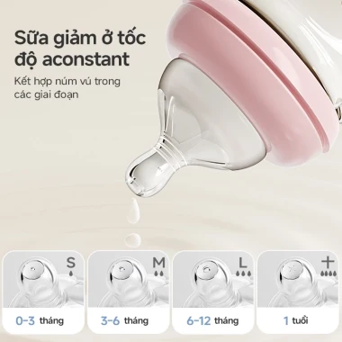 Bình Sữa Oberni Thủy Tinh Cao Cấp - Chống Sặc, Giảm Đầy Hơi, Giá 100k 3 Bình Sữa Oberni Thủy Tinh Cao Cấp - Chống Sặc, Giảm Đầy Hơi, Giá 100k 3