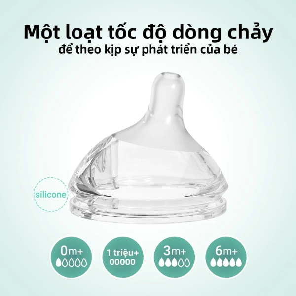 Hình ảnh sản phẩm Bình Sữa Youkebei Trẻ Sơ Sinh Chai Thủy Tinh Chống Nghẹt Thở Đầy Hơi Giá Ưu Đãi 209k