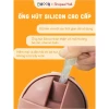 Bình Uống Nước Cho Bé Emoon 250ml - Ống Hút Silicon Mềm, Chống Sặc An Toàn 5