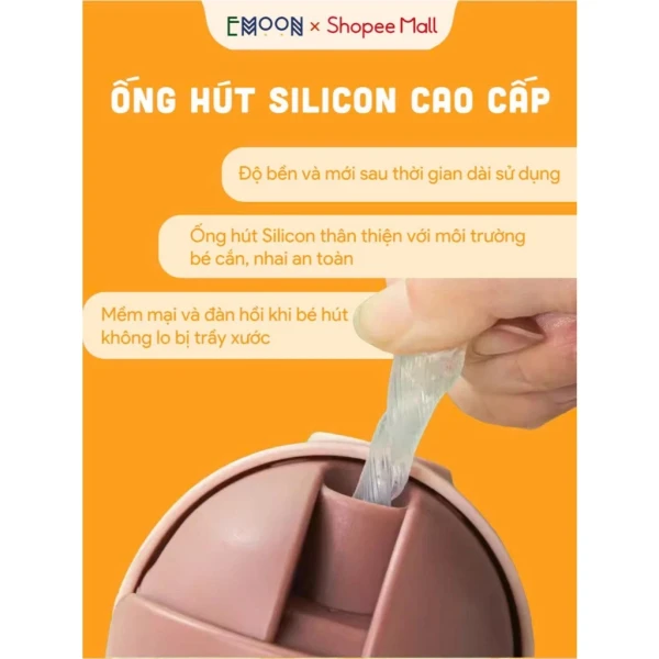 Những trải nghiệm thực tế của các bà mẹ khi dùng bình uống nước Emoon 250ml cho bé