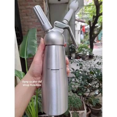 Bình Xịt Kem Tươi MOSA Inox 500ml - 1000ml Giá Rẻ Tặng Công Thức Đá Xay 2 Bình Xịt Kem Tươi MOSA Inox 500ml - 1000ml Giá Rẻ Tặng Công Thức Đá Xay 2