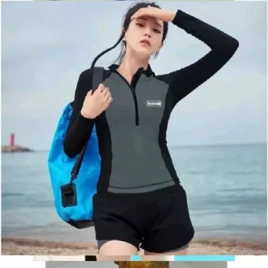 BKN 016 XÁM Sẵn HCM (Size M, L) Đồ Bơi Đi Biển Áo Dài Tay in chữ Quần 2 Lớp dáng thể thao HAN.T Shop 5 BKN 016 XÁM Sẵn HCM (Size M, L) Đồ Bơi Đi Biển Áo Dài Tay in chữ Quần 2 Lớp dáng thể thao HAN.T Shop 5