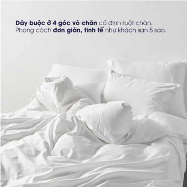 Bộ 4 món Chăn ga Changmi cotton lụa siêu mềm, khách sạn 5 sao, giá 1,852,150