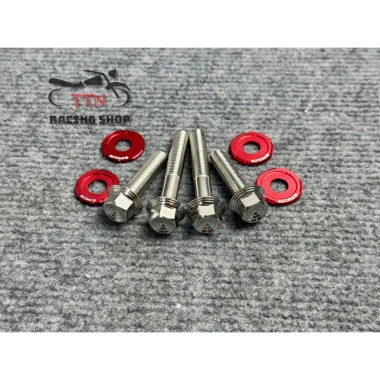 Bộ 4 Ốc Salaya MẪU THÁI V2 TẶNG LONG ĐỀN Gắn Treo Pô Và Gắp Cho Vario 150 (2.018-2.021) Chuẩn Inox304 2 Bộ 4 Ốc Salaya MẪU THÁI V2 TẶNG LONG ĐỀN Gắn Treo Pô Và Gắp Cho Vario 150 (2.018-2.021) Chuẩn Inox304 2