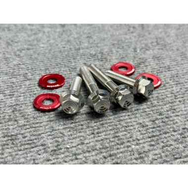 Bộ 4 Ốc Salaya Thái V2 gắn treo pô‑gắp cho Vario 150 2.018‑2.021 Inox304 119k 2