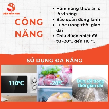 Bộ 50 Túi Hút Chân Không SAMHOME Nhám An Toàn - Thiết Kế Thông Minh, Giá chỉ 37.829 VNĐ 4 Bộ 50 Túi Hút Chân Không SAMHOME Nhám An Toàn - Thiết Kế Thông Minh, Giá chỉ 37.829 VNĐ 4