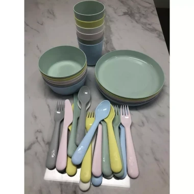 Bộ 6 ly ăn dặm Kalas IKEA nhựa BPA free an toàn cho bé, giảm giá 67.000