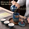 Bộ Ấm Chén Trà Du Lịch Gốm Sứ Thiết Kế Vali Sang Trọng Chống Va Đập Giá 210k 5
