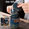 Bộ Ấm Chén Trà Du Lịch Gốm Sứ Thiết Kế Vali Sang Trọng Chống Va Đập Giá 210k 6