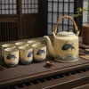 Bộ Ấm Trà Gốm Cá Chép Nhật Dona Homwe Decor - Sang Trọng, Hoài Niệm Giá Chỉ 477.000Đ