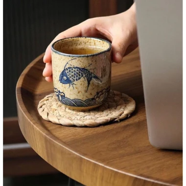 Bộ Ấm Trà Gốm Cá Chép Nhật Dona Homwe Decor - Sang Trọng, Hoài Niệm Giá Chỉ 477.000Đ