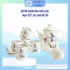 Bộ Ấm Trà Sứ Cao Cấp 6 Chén - Giảm 284k Còn 235k - Họa Tiết Độc Lạ Kèm Hộp