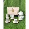Bộ Ấm Trà Sứ Cao Cấp 6 Chén - Giảm 284k Còn 235k - Họa Tiết Độc Lạ Kèm Hộp 2