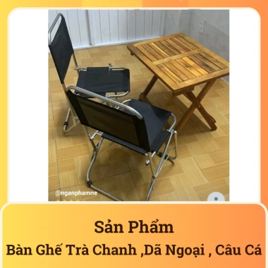 Bộ Bàn Ghế Trà Chanh Vải Dù Sơn Tĩnh Điện Cầm Tay Cho Cafe Dã Ngoại Câu Cá Giá Rẻ 5