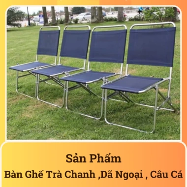 Bộ Bàn Ghế Trà Chanh Vải Dù Sơn Tĩnh Điện Cầm Tay Cho Cafe Dã Ngoại Câu Cá Giá Rẻ 7