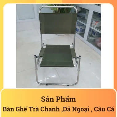 Bộ Bàn Ghế Trà Chanh Vải Dù Sơn Tĩnh Điện Cầm Tay Cho Cafe Dã Ngoại Câu Cá Giá Rẻ 8