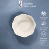 Bộ bát đĩa sứ Hoa mặt trời trắng trơn - Set bát dĩa trang trí đẹp Dílo, vỡ 1 đổi 1 3