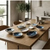 Bộ Bát Đĩa Sứ Phong Cách Nhật Bản - Đĩa Sushi Kèm Ngăn Chấm, Khay Tay Cầm Decor | Bát để gà cúng tết 2.026