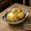 Bộ Bát Đĩa Sứ Phong Cách Nhật Bản - Đĩa Sushi Kèm Ngăn Chấm, Khay Tay Cầm Decor | Bát để gà cúng tết 2.026 3