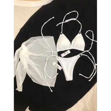 Bộ Bikini 3 Món Tam Giác Basic C kèm Khăn Quấn Giá Shock 116100VNĐ - Giảm 27% 26 Bộ Bikini 3 Món Tam Giác Basic C kèm Khăn Quấn Giá Shock 116100VNĐ - Giảm 27% 26