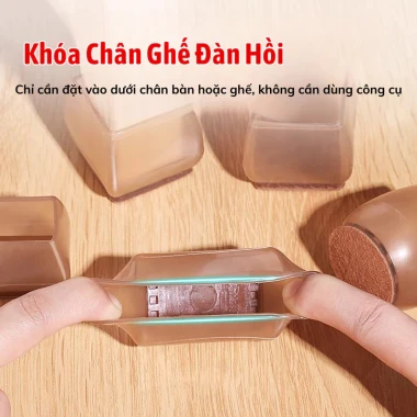 Bộ Bọc Chân Ghế Silicon Myd.23 Đế Nỉ Êm Bảo Vệ Sàn Giá Chỉ 15900đ 4 Bộ Bọc Chân Ghế Silicon Myd.23 Đế Nỉ Êm Bảo Vệ Sàn Giá Chỉ 15900đ 4