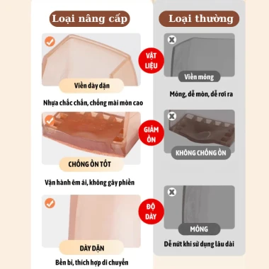 Bộ Bọc Chân Ghế Silicon Myd.23 Đế Nỉ Êm Bảo Vệ Sàn Giá Chỉ 15900đ 9 Bộ Bọc Chân Ghế Silicon Myd.23 Đế Nỉ Êm Bảo Vệ Sàn Giá Chỉ 15900đ 9
