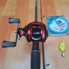 Bộ Cần Lure Máy Ngang Sói Đen Chất Lượng Cao Giảm Giá 56000đ - Tải Cá 1-9kg Full Phụ Kiện 3