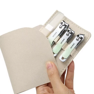 Bộ Cắt Móng Tay Thép Cacbon 4 Chiếc Giá Rẻ Chỉ 28.999đ - Có Bao Da 5