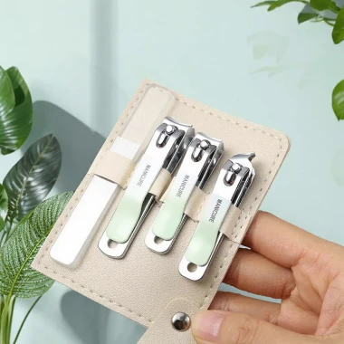 Bộ Cắt Móng Tay Thép Cacbon 4 Chiếc Giá Rẻ Chỉ 28.999đ - Có Bao Da 7