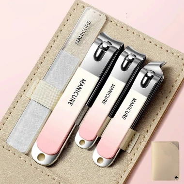 Bộ Cắt Móng Tay Thép Cacbon 4 Chiếc Giá Rẻ Chỉ 28.999đ - Có Bao Da 12