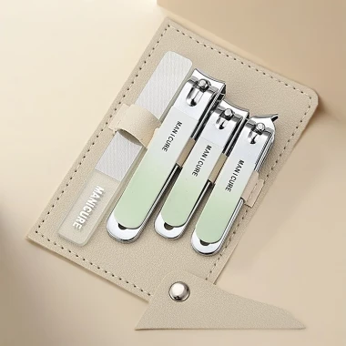 Bộ Cắt Móng Tay Thép Cacbon 4 Chiếc Giá Rẻ Chỉ 28.999đ - Có Bao Da 14