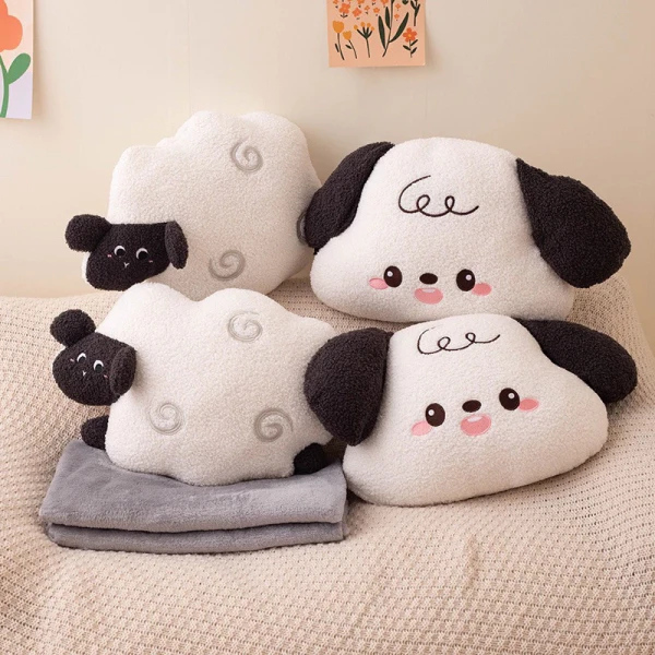 Hình ảnh sản phẩm Bộ chăn gối Miniso gấu bông nhập khẩu – ấm áp cho bé, dân văn phòng, du lịch, ưu đãi 219k