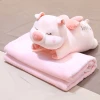 Bộ chăn gối văn phòng hình thú FHC286 - Giảm giá chỉ còn 89k, siêu đáng yêu, giao hàng nhanh 5