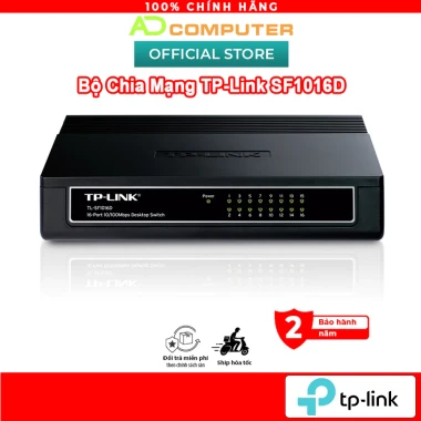 Bộ Chia Mạng 16 Cổng TP-Link SF1016D Tốc Độ 10/100Mbps Giá Tốt - Hàng Chính Hãng 2