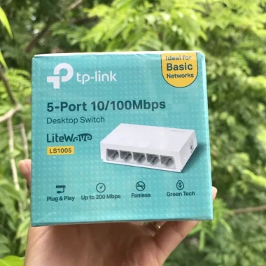 Bộ Chia Mạng TP-Link 5 Cổng TL-LS1005D - Giảm Giá Còn 155k! Switch 5 Port Tốc Độ Cao Giá Rẻ 5 Bộ Chia Mạng TP-Link 5 Cổng TL-LS1005D - Giảm Giá Còn 155k! Switch 5 Port Tốc Độ Cao Giá Rẻ 5
