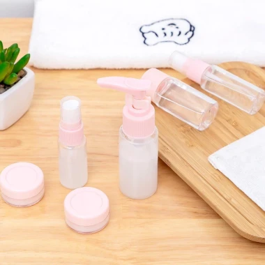Bộ Chiết Mỹ Phẩm Du Lịch Tiện Lợi Kèm Túi Zip - Giảm 20% Chỉ 34.000đ 5