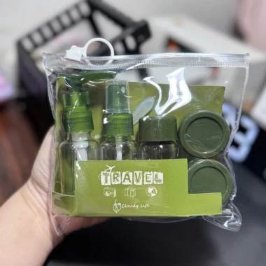 Bộ Chiết Mỹ Phẩm Du Lịch Tiện Lợi Kèm Túi Zip - Giảm 20% Chỉ 34.000đ 23