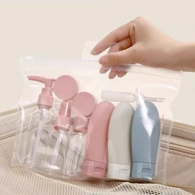 Bộ Chiết Mỹ Phẩm Du Lịch Tiện Lợi Kèm Túi Zip - Giảm 20% Chỉ 34.000đ 25