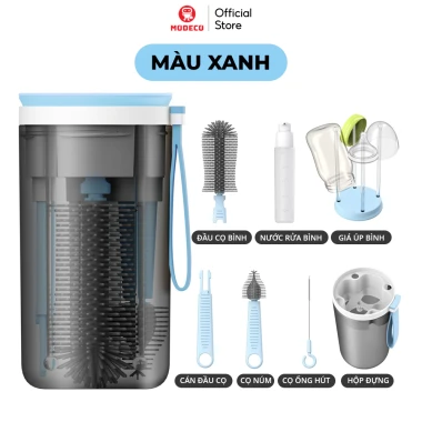 Bộ Cọ Rửa Bình Sữa 6in1 Silicon An Toàn Tiện Lợi Cho Bé Du Lịch Modeco Giá Tốt 13 Bộ Cọ Rửa Bình Sữa 6in1 Silicon An Toàn Tiện Lợi Cho Bé Du Lịch Modeco Giá Tốt 13