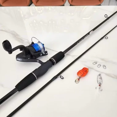 Bộ Combo Cần Câu Lure Sói Đen Máy Đứng YF 200 Kèm Phụ Kiện - Giá Rẻ 39650đ 4