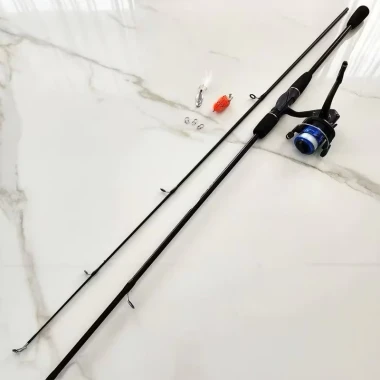 Bộ Combo Cần Câu Lure Sói Đen Máy Đứng YF 200 Kèm Phụ Kiện - Giá Rẻ 39650đ 5