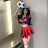 Bộ cosplay cổ vũ bóng đá gợi cảm 6.954 - Giá ưu đãi 130k, thoáng mát, phù hợp fan 5