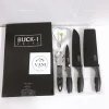 Bộ Dao 5 Món JAPAN ASAKH Thép Không Gỉ Đen Nhám Cao Cấp - Giá Chỉ 19k (Tiết Kiệm 3800) 2