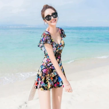 Bộ Đồ Bơi Nữ 1 Mảnh Giá Rẻ - Áo Tắm Liền Thân Có Tay Siêu Đẹp Chỉ 198450đ 4 Bộ Đồ Bơi Nữ 1 Mảnh Giá Rẻ - Áo Tắm Liền Thân Có Tay Siêu Đẹp Chỉ 198450đ 4